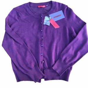 NWT Purple Cardigan by Red Petite Size MP